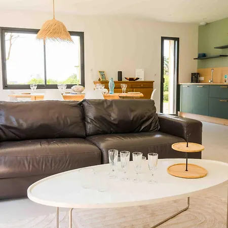 A 490m De La Plage, Maison Neuve Pour 8 * Tregunc